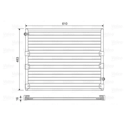 Afbeelding van Valeo Airco condensor 814176