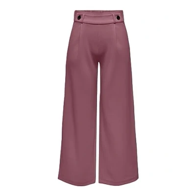 Image de JdY Jdygeggo New Long Pant Jrs Noos Pantalon pour femme, Rose marron/détails : boutons noirs, M / 32L