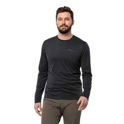 Afbeelding van Jack Wolfskin SKY Thermal M Longsleeve, Heren, Maat: XXL, Black