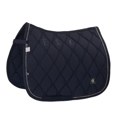 Image de Eskadron Tapis de Selle Classic Sports Softshell Crystal Dressage MarinVendu par Agradi