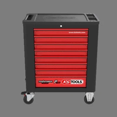 Afbeelding van KS Tools 8154241 Werkplaatswagen Kleur (specifiek): Zwart, Rood