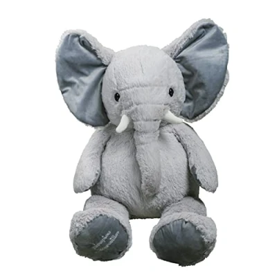 Afbeelding van Pioupiou et Merveilles Reusachtig pluche dier gemaakt in Frankrijk XXL Jojo de olifant 100 cm hoog zeer zacht voor kinderen, 16609, olifant,