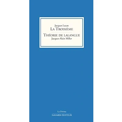Afbeelding van La Troisième Théorie de lalangue