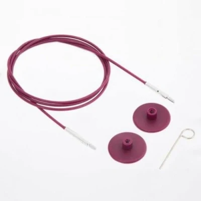 Afbeelding van Knitpro fixed kabel 120cm paars