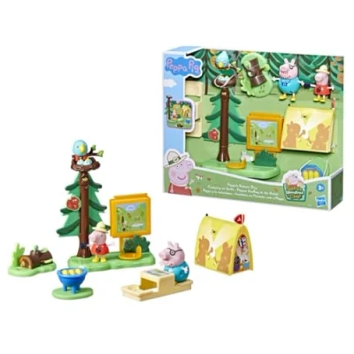 Afbeelding van Peppa Pig Peppa&#039;s Natuurdag Camping in het bos Avontuur met