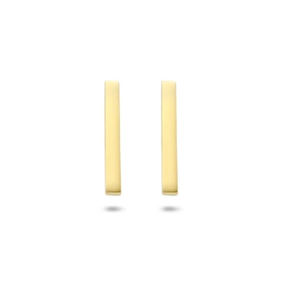 Afbeelding van SPARKLE14 oorknoppen balkje goud