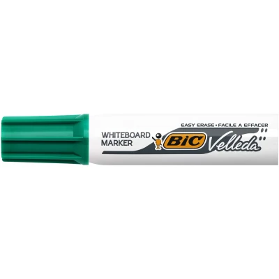 Afbeelding van Viltstift Bic Velleda 1781 whiteboard schuin large groen