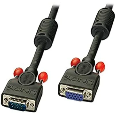 Afbeelding van LINDY 36392 VGA kabel Verlengkabel stekker 15 polig, bus polig 1.00 m Zwart