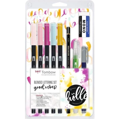 Afbeelding van Tombow blended lettering set Good vibes
