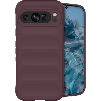 Afbeelding van iMoshion Hoesje Geschikt voor Google Pixel 9 Siliconen EasyGrip Backcover Lila