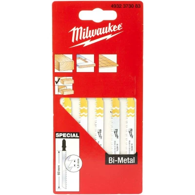 Image de MILWAUKEE 4932373083 lame de scie sauteuse Special 60 X 1.9 mm (5 pcs)