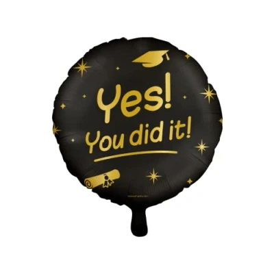Afbeelding van Helium Ballon Yes! You did it! 46cm per stuk