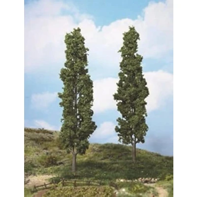 Afbeelding van Heki 2 stuks populierenbomen, hoogte 27 cm, 1983, meerkleurig