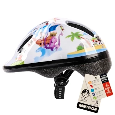 Afbeelding van Meteor Fietshelm MV6 2 S 48 52 cm Pirate