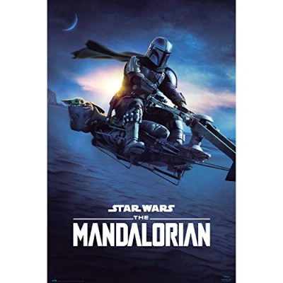 Afbeelding van Poster Star Wars The Mandalorian Speeder Bike 2 61x91,5cm