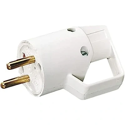 Afbeelding van Stekker 2P+T 16A IP40 ring wit