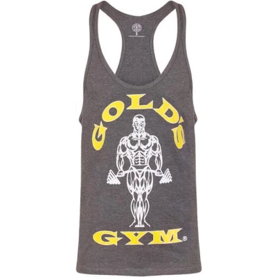 Afbeelding van GGVST003 Muscle Joe Premium String Vest Charcoal Marl S
