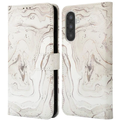 Afbeelding van imoshion Hoesje Geschikt voor Samsung Galaxy A56 Design Bookcase smartphone Sandy Marble
