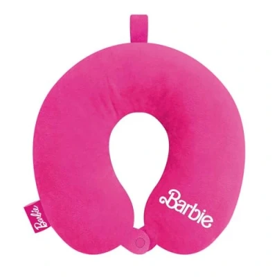 Afbeelding van Barbie Velboa Nekkussen 30x30 Cm Roze