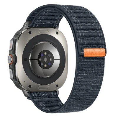 Afbeelding van Nylon Wave band Donkerblauw Samsung Galaxy Watch Ultra 47mm