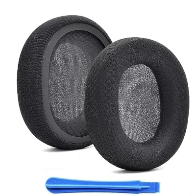 Afbeelding van Arctis oorkussens van fluweel en schuim voor SteelSeries 3 5 7 Gaming Headset (zwart)