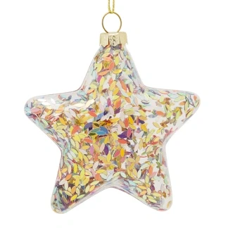 Afbeelding van Kerst ornament Ster (Veelkleurig)