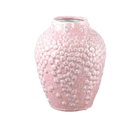 Afbeelding van PTMD Bloempot Avis 24x24x30 cm Keramiek Roze