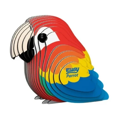 Afbeelding van Eugy Modelbouwset Parrot Junior 4,8 X 5,6 Cm Karton 7 delig