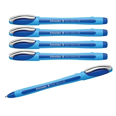 Afbeelding van Schneider Slider Memo XB balpen, blauw (5 x blauw)