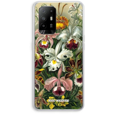 Afbeelding van Case Company® hoesje geschikt voor Oppo A94 5G Haeckel Orchidae Soft Cover Telefoonhoesje Bescherming aan alle Kanten en Schermrand
