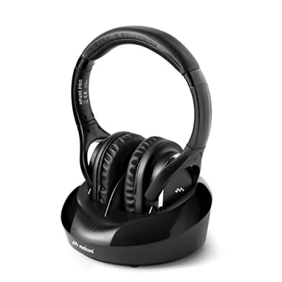 Afbeelding van Meliconi HP600 Pro Hoofdtelefoons Bedraad en draadloos Hoofdband Muziek Zwart