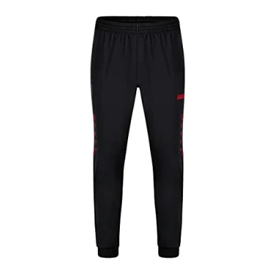 Afbeelding van Polyesterbroek Challenge Zwart/rood / 140
