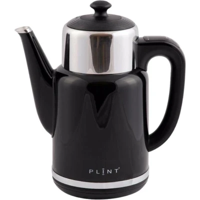 Afbeelding van P L I N T Zwart Nieuwste model, BPA vrije, retro waterkoker met variabele temperatuurinstelling en geïntegreerde warmhoudkan *** Nu drie jaar garantie!***
