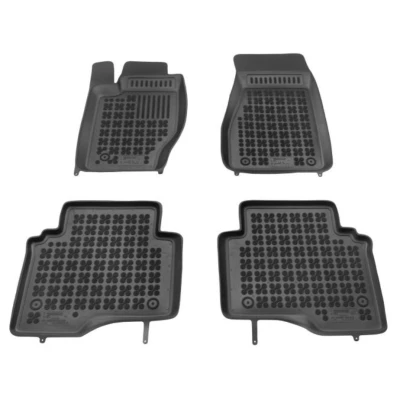 Afbeelding van REZAW PLAST 203103 Vloermatset Rubber voor en achter Zwart