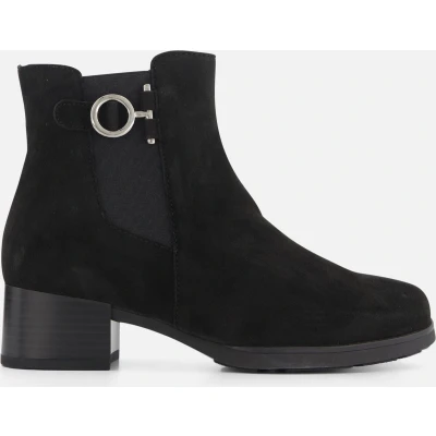 Afbeelding van Gabor Korte laarzen Schwarz altsilber, Dames, Maat: 39, altsilber Schoenen