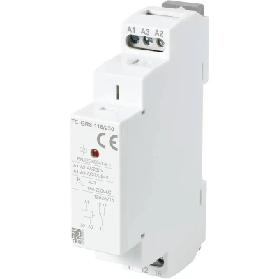Afbeelding van TRU COMPONENTS TC GR8 116/230 Hulpschakelaar 1x wisselcontact 24 V/AC, V/DC, 230 V/AC 16 A 1 stuk(s)
