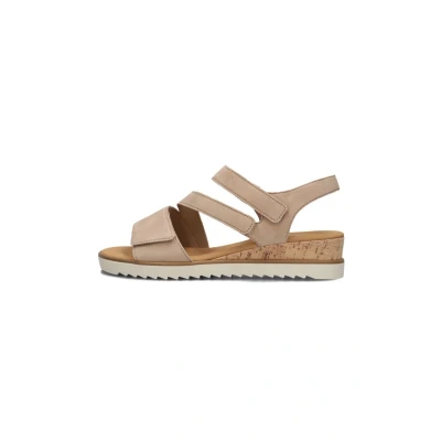 Afbeelding van Gabor 754.1 Sandalen Met Sleehak Dames Beige Maat 37