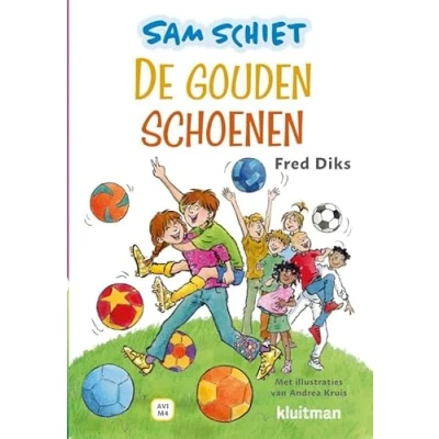 Afbeelding van Lekker lezen met Kluitman Sam schiet. De gouden schoenen