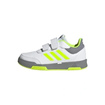 Afbeelding van adidas Tensaur Hook and Loop Shoes, Cloud White/Lucid Lemon/Grey Three, 29 EU