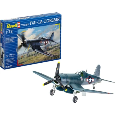 Afbeelding van 1:72 Revell 03983 Vought F4U 1D Corsair Plastic Modelbouwpakket