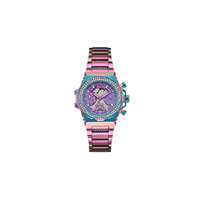 Afbeelding van GUESS dames Fusion horloge GW0552L4 in de kleur Roze