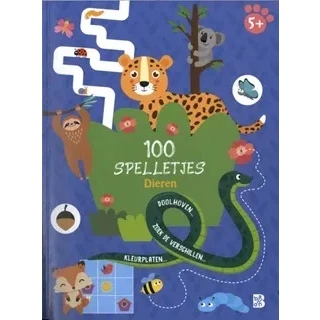 Afbeelding van 100 spelletjes 1 dieren 5+