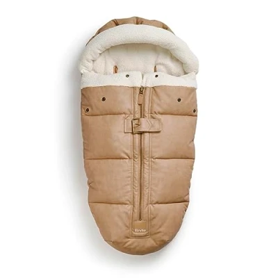Afbeelding van Elodie Voetenzak Buggy Kinderwagen universeel Vegan leder Aviator Brown