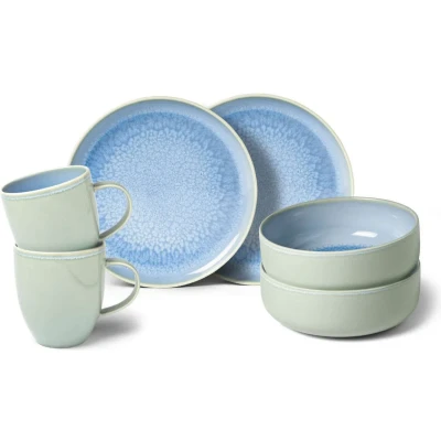 Afbeelding van Villeroy &amp; Boch Crafted Serviesset 6 delig Lichtblauw
