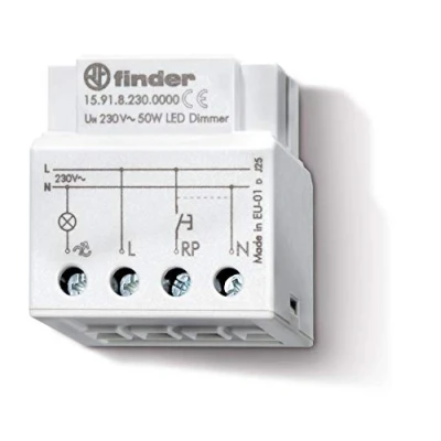 Afbeelding van Finder 159182300000PAS inbouwlichtdimmer 230 Vac gloeilampen