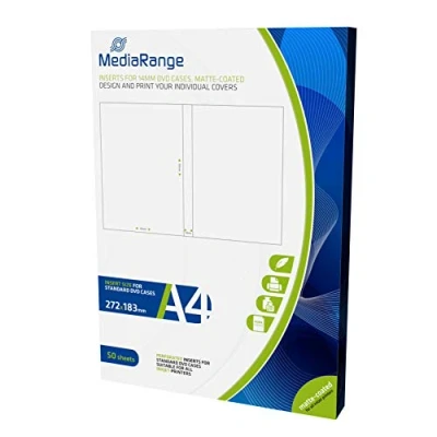 Image de MediaRange inserts pour boîtiers DVD 50 feuille(s)