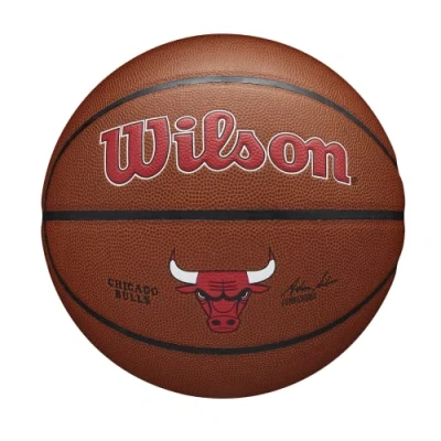 Afbeelding van Wilson NBA Team Alliance Chicago Bulls basketbal rood