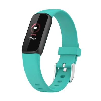 Afbeelding van Fitbit Luxe Sportbandje met gesp Maat: Large Turquoise