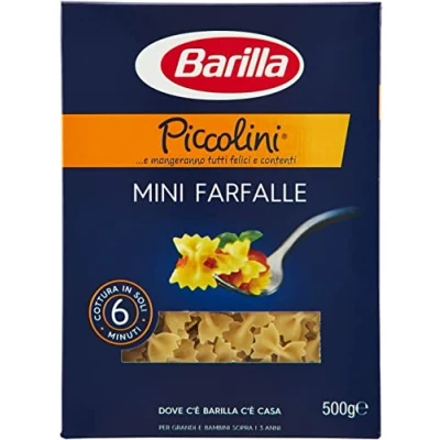 Afbeelding van 5 x 500 g mini pastaval Barilla piccolini Italiaans