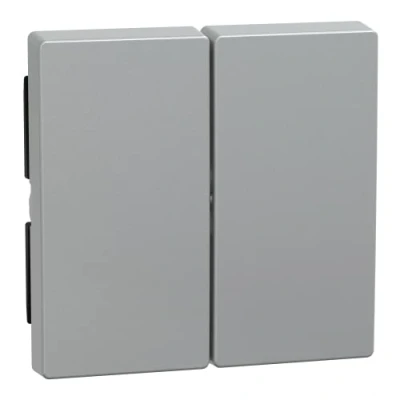 Afbeelding van Merten 433560 Wisselschakelaar Afdekking System M Aluminium